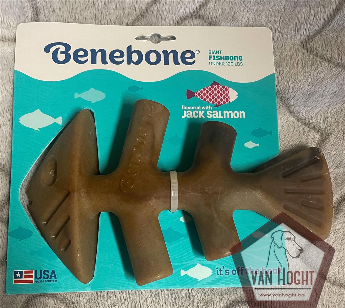 Benebone Fishbone Zalm XL