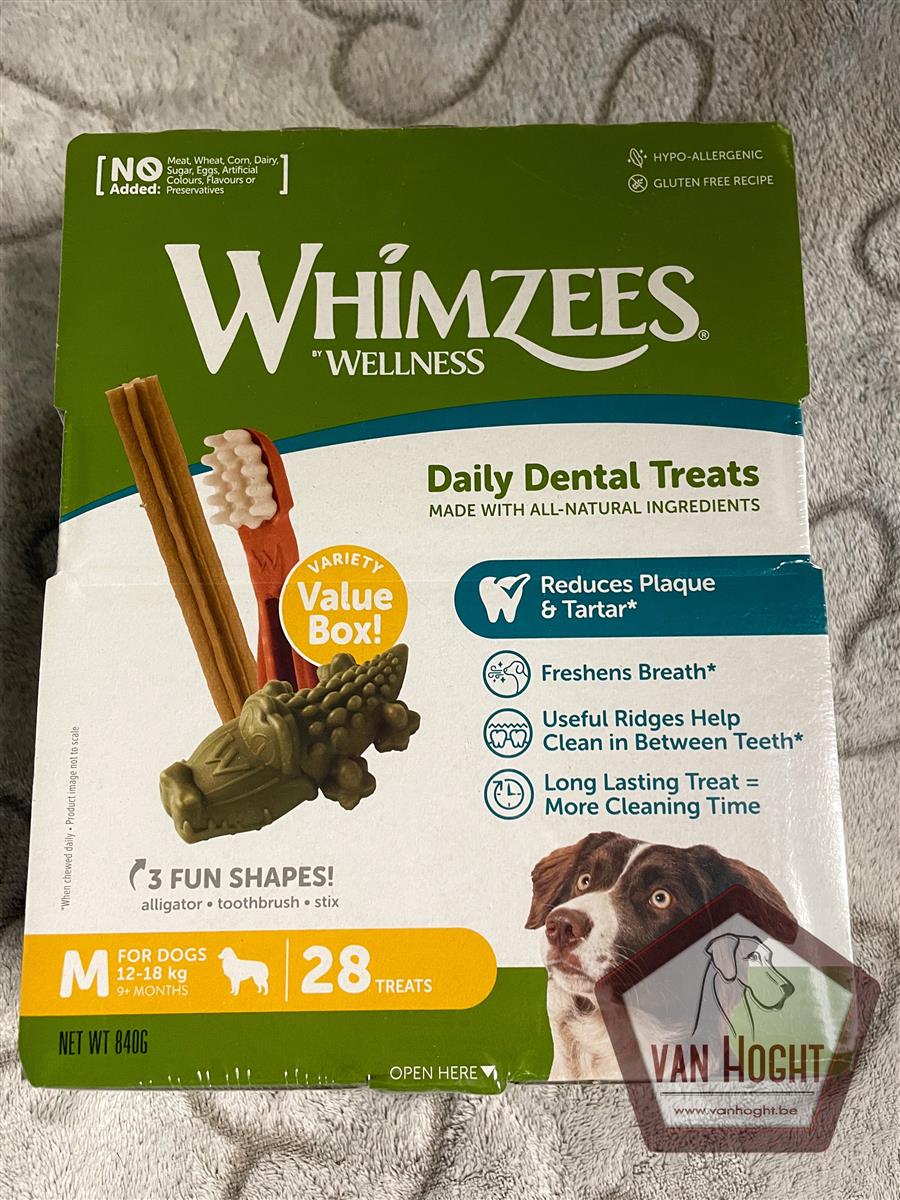Whimzee Dental snack doos M