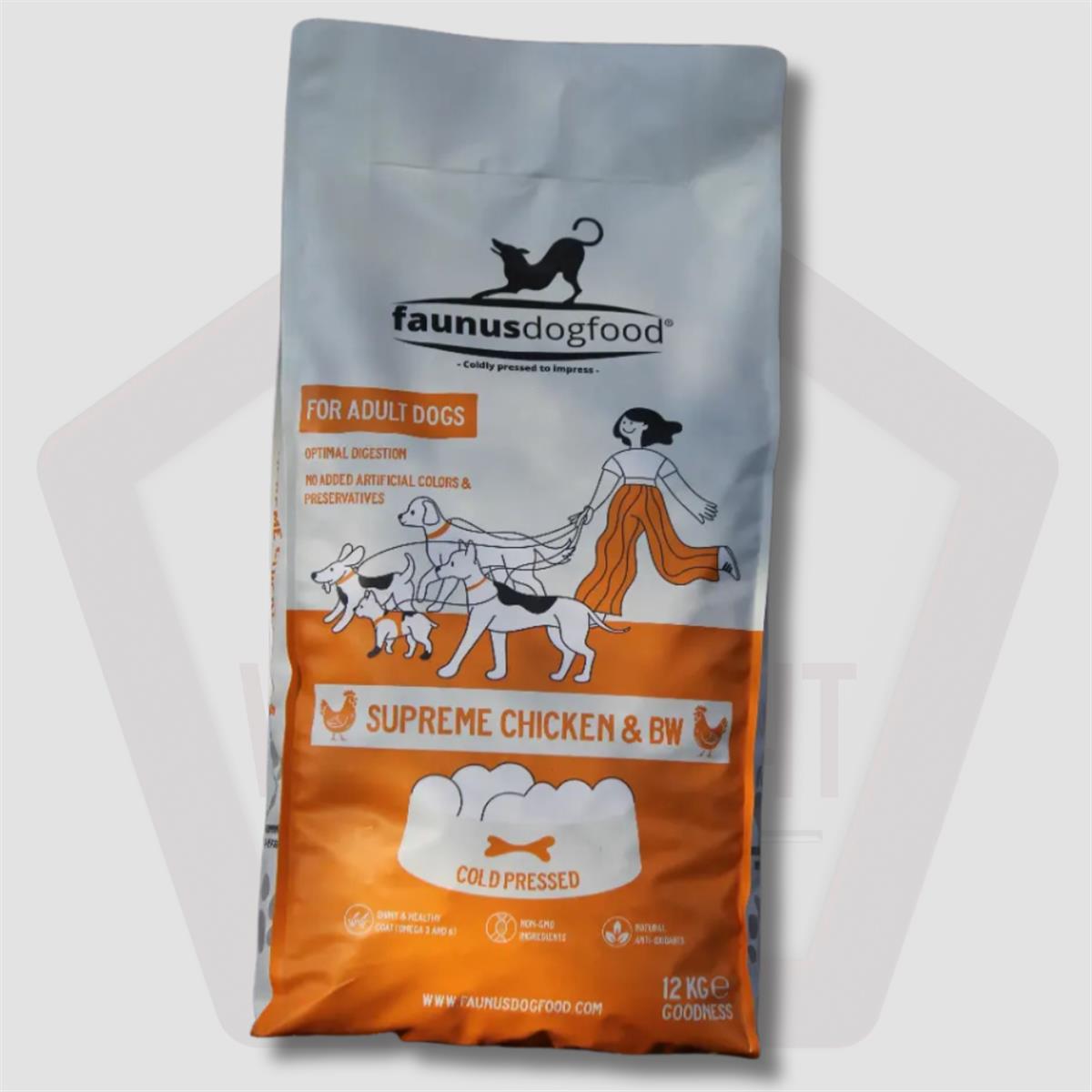 Faunus Kip & Boekweit 12kg