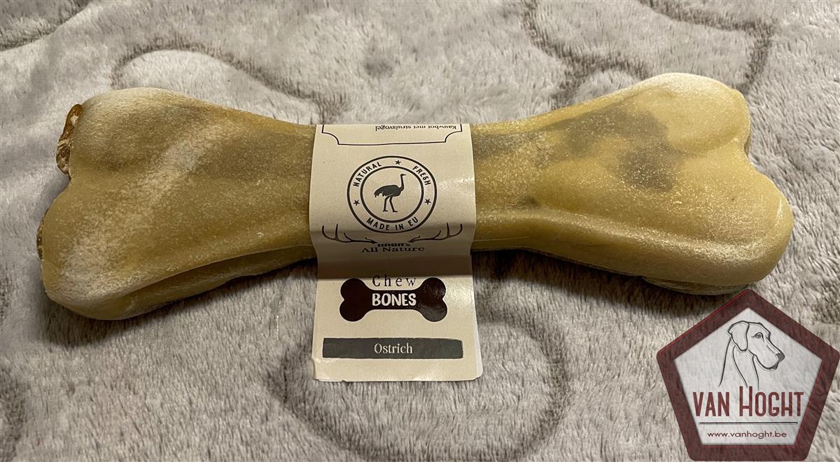 Kauwbot Struisvogel 12cm