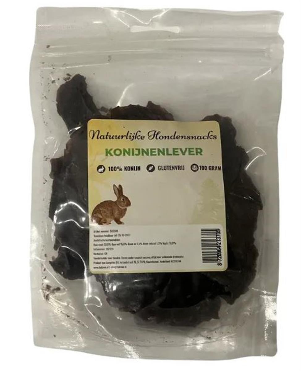 Konijnenlever 100gr