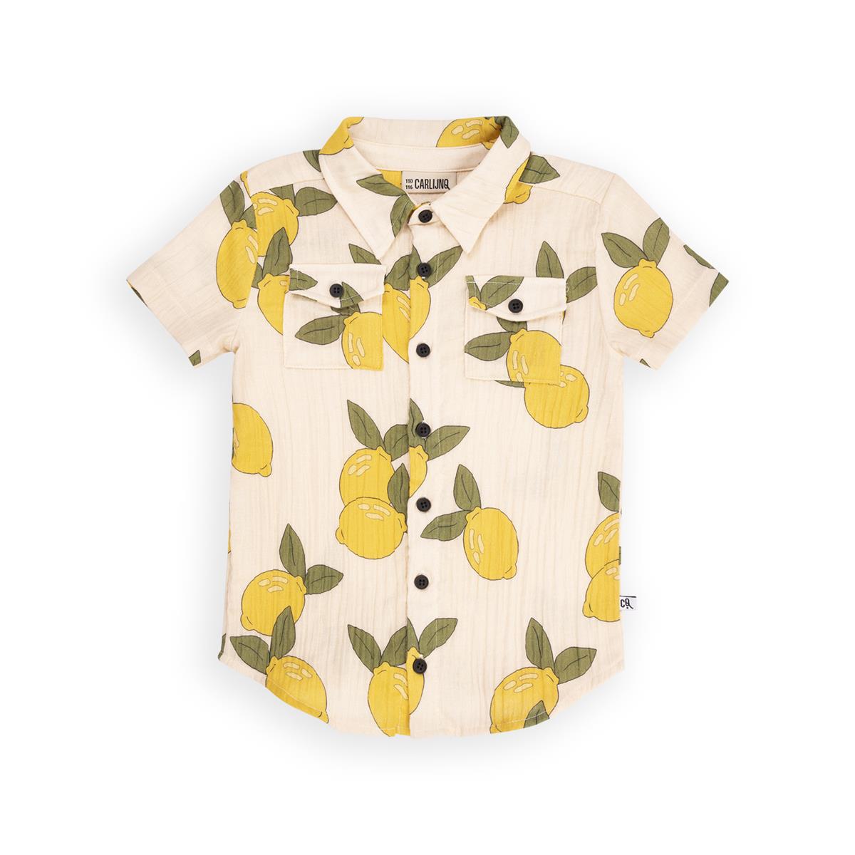 CarlijnQ - Lemon blouse short sleeve