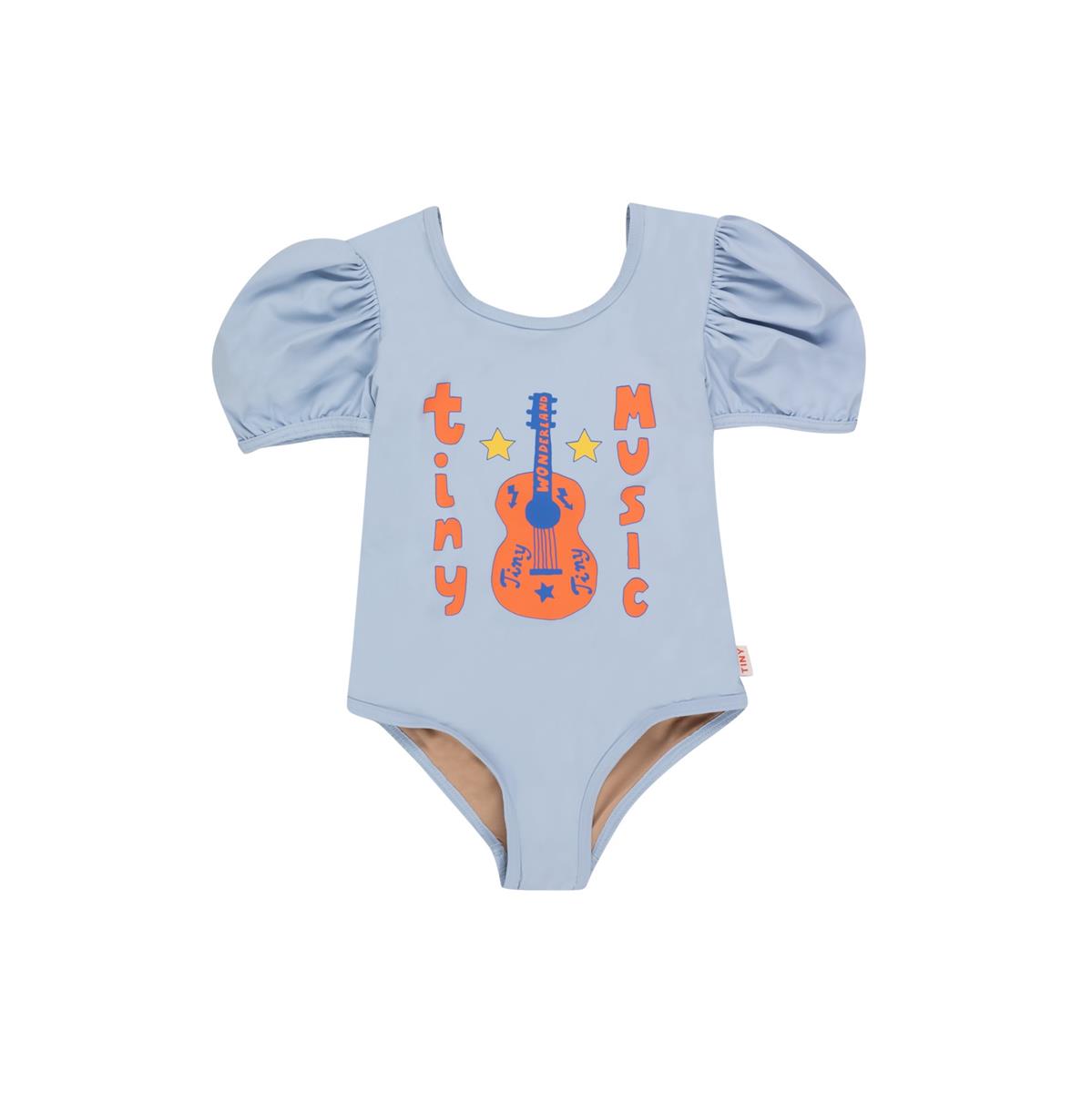 TINYCOTTONS - TINY MUSIC SWIMSUIT - blue-grey