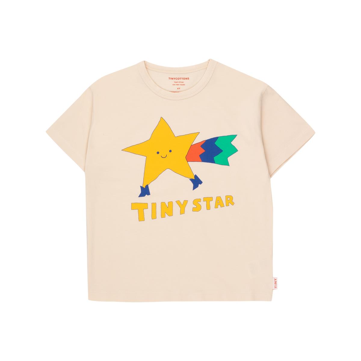 TINYCOTTONS - TINY STAR TEE - light cream