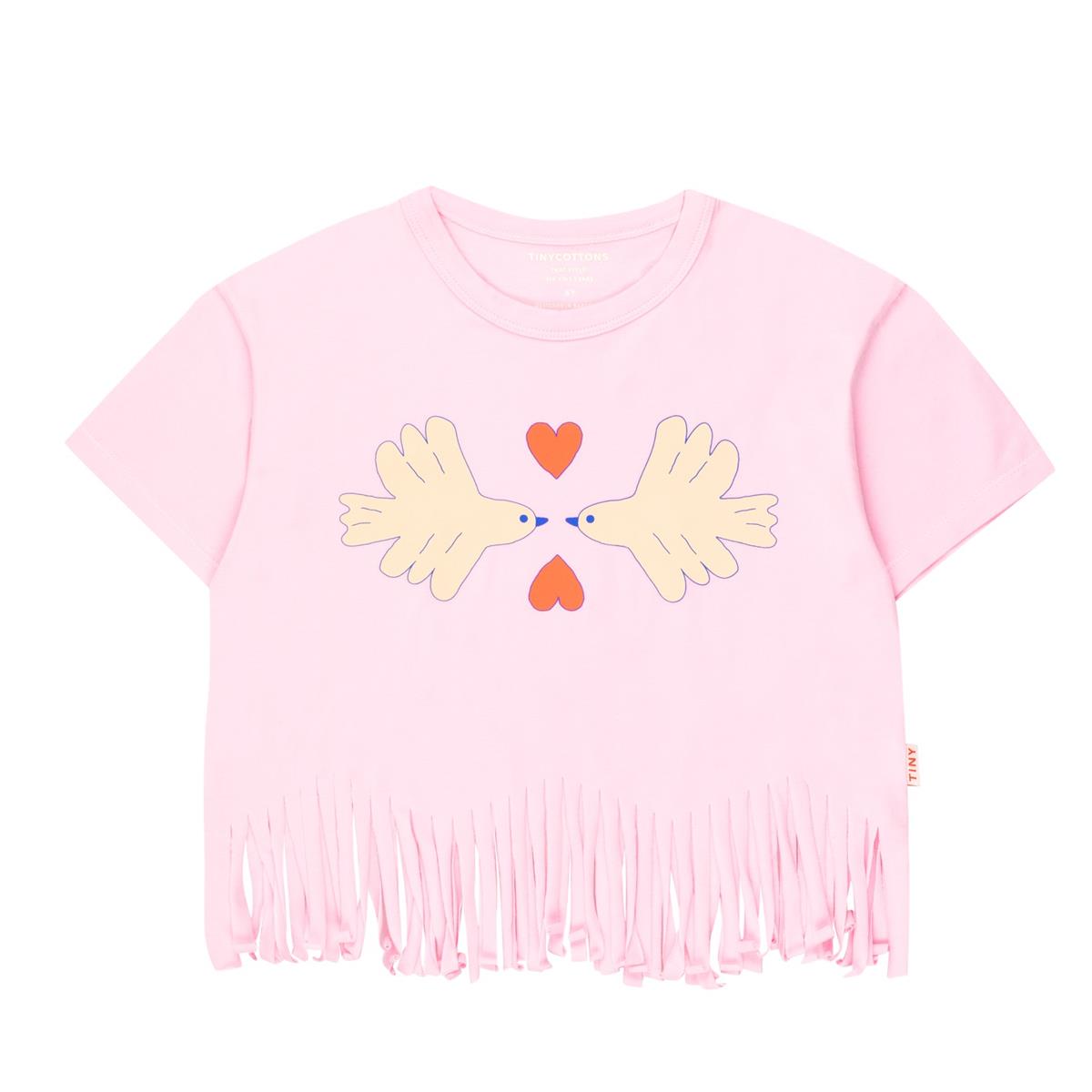 TINYCOTTONS - DOVES TEE - light pink