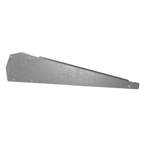 Flatfix Fusion Wind deflector left silver