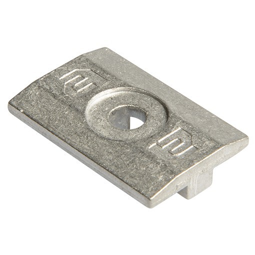 Flatfix Fusion centre clamp silver (per piece)