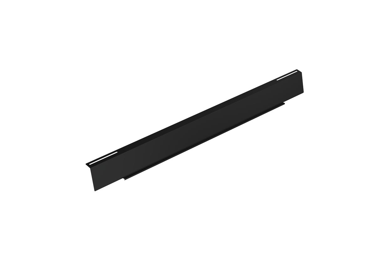Type M Winddeflector achter 1722-1910mm (Incl. Hardware) - Zwart