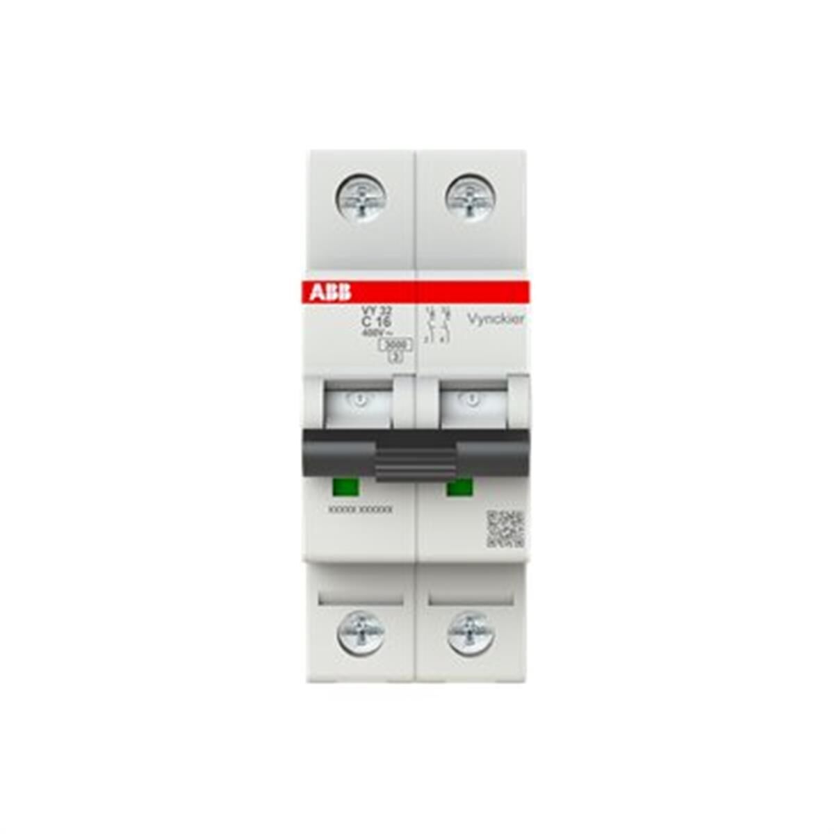 Disjoncteur ABB bipolaire C32 32 A 3 kA