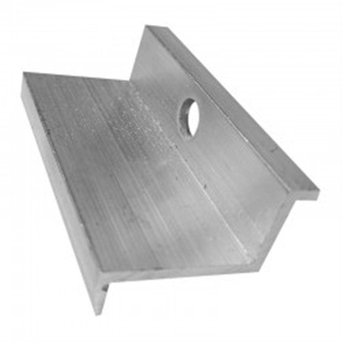 Collier d'extrémité 35mm pour cadre sur toit plat alu